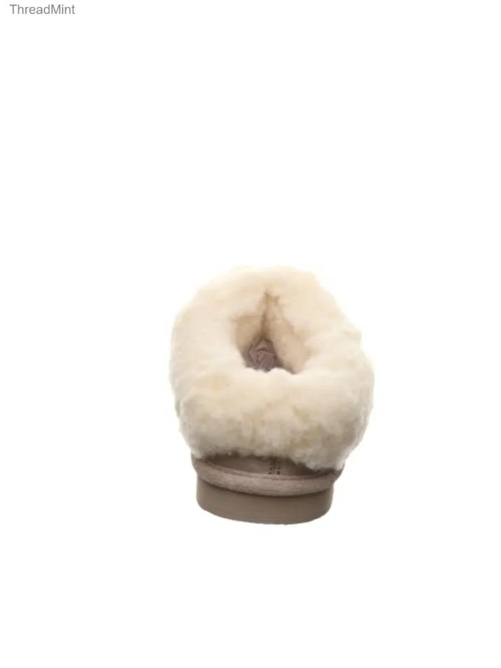 Girls Wool Blend Suede Bootie Slippers Water Repellent Pull-On